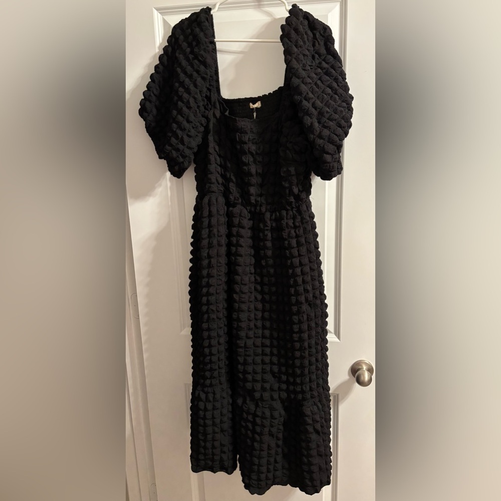 And The Way Women’s Black‎ Bubble Midi Dress 1X